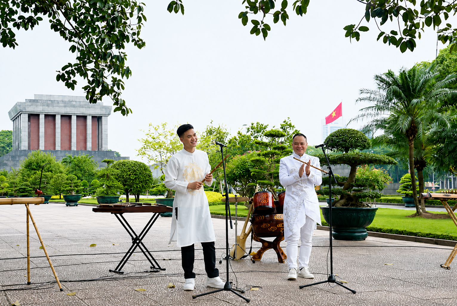 Chương trình biểu diễn kỷ niệm sinh nhật Bác